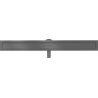 Mexen Flat 360° rotary linear drain body 90 cm, brushed gun gray - 1E40090
