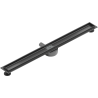 Mexen Flat 360° linear drain body rotating 100 cm, gun gray brushed - 1E40100