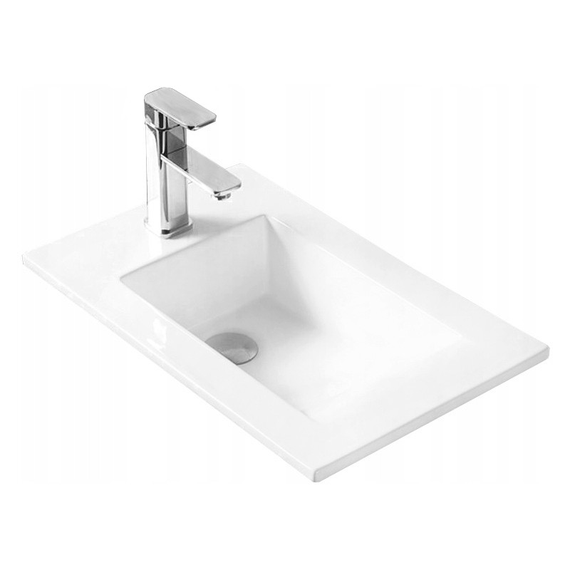 Mexen Alir Inset Washbasin 34 x 55 cm, White - 25503400