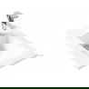 Mexen Alir undermount washbasin 34 x 55 cm, White - 25503400