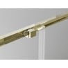 Mexen Exo-3S 3-wall sliding shower enclosure 200 x 70 cm, transparent, gold - 8152-200-070-50-00-3S