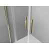 Mexen Exo-3S 3-wall sliding shower cabin 180 x 90 cm, transparent, gold - 8152-180-090-50-00-3S