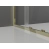 Mexen Exo-3S 3-wall sliding shower cabin 180 x 90 cm, transparent, gold - 8152-180-090-50-00-3S