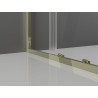 Mexen Exo-S Duo 3S 3-sided sliding shower cabin 150 x 100 cm, transparent, gold - 8152-150-100-50-00-3S