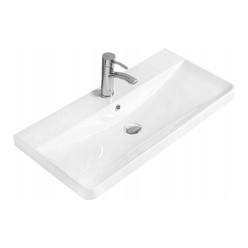 Mexen Dagna built-in countertop washbasin 81 x 39 cm, white - 21998000