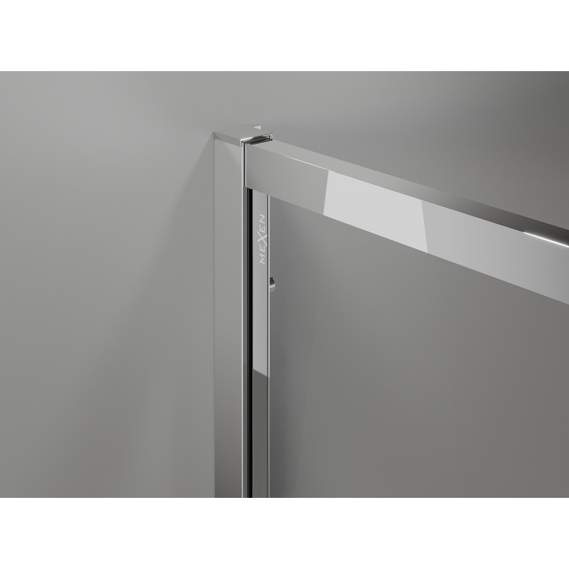 Mexen Exo-S 3S 3-sided sliding shower cabin 150 x 110 cm, transparent, chrome - 8151-150-110-01-00-3S