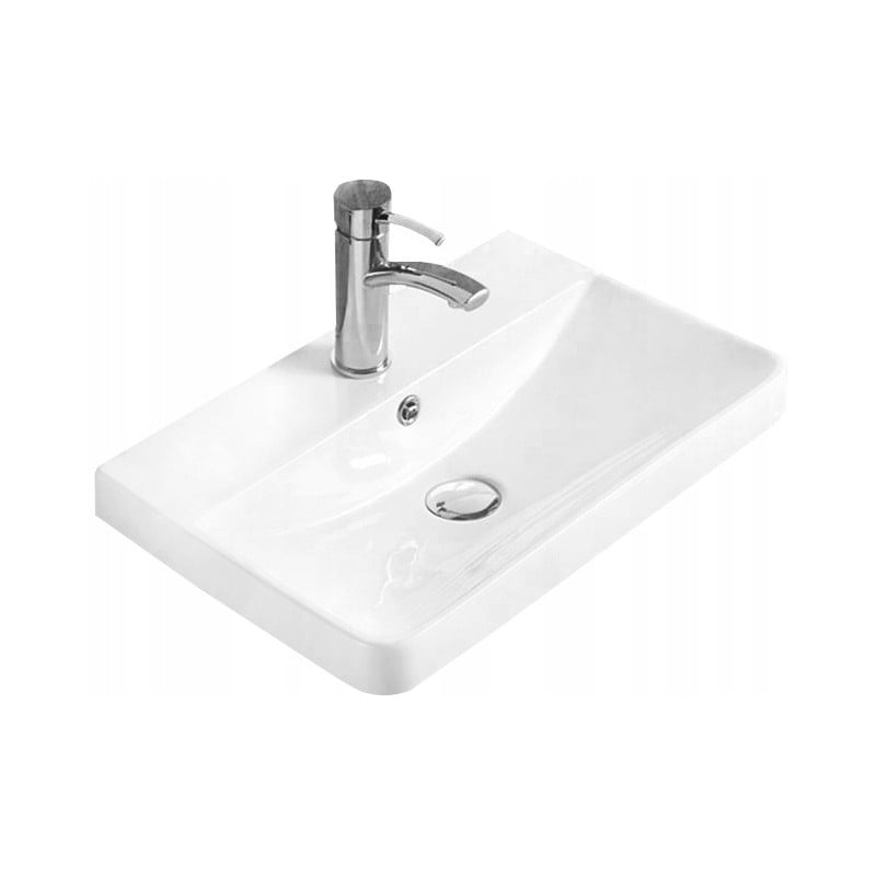 Mexen Dagna undermount washbasin 60 x 35 cm, White - 21996000