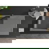 Mexen Leo 1-compartment granite sink with a drip tray and kitchen mixer tap Rita, Grey - 6501-71-670300-70-B