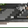 Mexen Leo 1-compartment granite sink with a drip tray and kitchen mixer tap Rita, Grey - 6501-71-670300-70