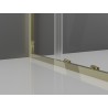 Mexen Exo-S 3S 3-sided sliding shower enclosure 180 x 75 cm, transparent, gold - 8151-180-075-50-00-3S