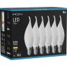 Mexen Nova 6x LED Bulb Flame E14, C37, 5W, Warm - 3000K, 525 lm - L106-E14-0530-01x06