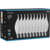 Mexen Nova 10x LED Bulb Flame E14, C37, 5W, Cold - 6500K, 525 lm - L106-E14-0565-01x10