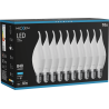 Mexen Nova 10x LED bulb candle E14, C37, 8W, Cool - 6500K, 840 lm - L106-E14-0865-01x10
