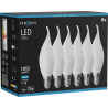Mexen Nova 6x LED Bulb Flame E14, C37, 10W, Cold - 6500K, 1055 lm - L106-E14-1065-01x06
