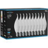 Mexen Nova 10x LED Bulb Flame E14, C37, 10W, Cool - 6500K, 1055 lm - L106-E14-1065-01x10