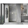 Mexen Mist-H L Left Hinged Shower Door 90 cm, Transparent, Gold - 8A5L-090-000-50-00-L