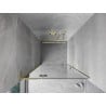 Mexen Mist-H L left folding shower door 105 cm, transparent, gold - 8A5L-105-000-50-00-L