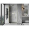 Mexen Mist-H L left opening shower door 120 cm, transparent, gold - 8A5L-120-000-50-00-L