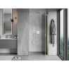 Mexen Mist-H L Right Hinged Shower Door 120 cm, Transparent, Gold - 8A5L-120-000-50-00-P