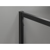 Mexen Exo-S Duo 3S 3-wall sliding shower cabin 150 x 100 cm, transparent, black - 8152-150-100-70-00-3S