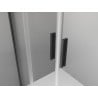 Mexen Exo-3S 3-wall sliding shower cabin 200 x 100 cm, transparent, black - 8152-200-100-70-00-3S