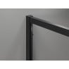 Mexen Exo-3S 3-wall sliding shower cabin 200 x 100 cm, transparent, black - 8152-200-100-70-00-3S