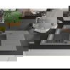 Mexen Matias 1.5-compartment granite sink with a drip tray and kitchen mixer tap Rita, Grey - 6502-71-670300-70-B