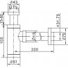 Mexen Round Sink Trap, Graphite - 79950-66
