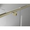 Mexen Exo-3S 3-wall hinged shower cabin 80 x 110 cm, transparent, gold - 8181-080-110-50-00-3S