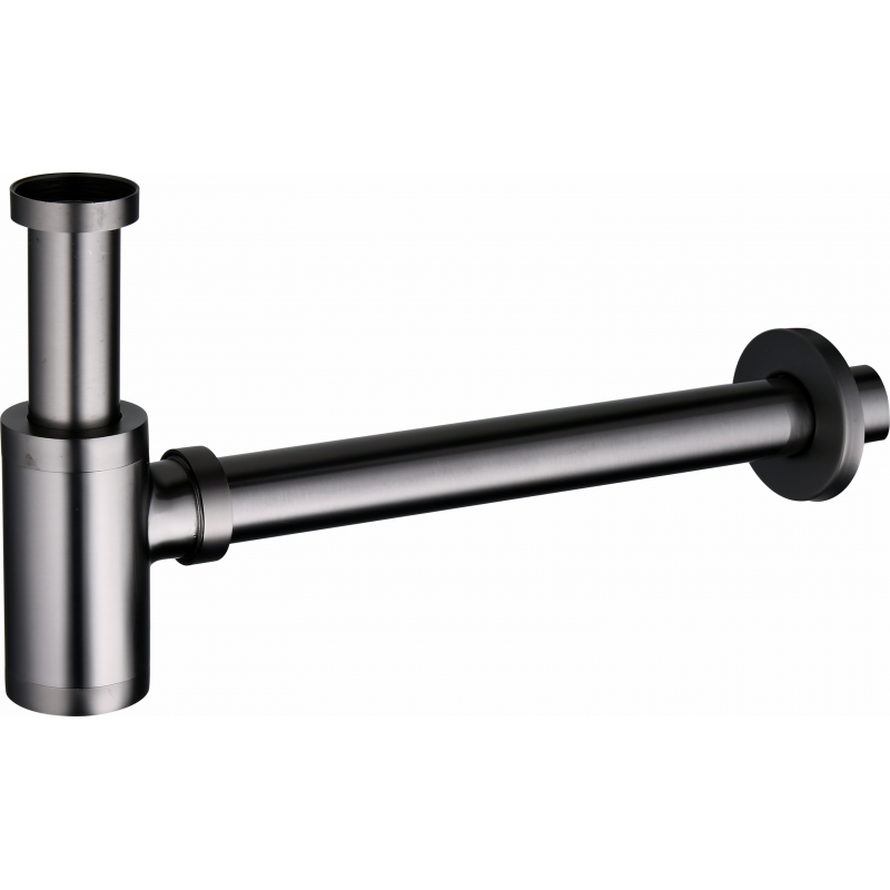 Mexen Round Sink Trap, Graphite - 79950-66