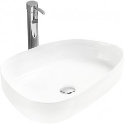 Mexen Chiara 54 x 39 cm countertop washbasin, white - 21585400