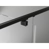 Mexen Exo-3S 3-wall hinged shower cabin 90 x 100 cm, transparent, black - 8181-090-100-70-00-3S