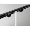 Mexen Exo-S 3S 3-sided sliding shower cabin 105 x 70 cm, transparent, black - 8151-105-070-70-00-3S