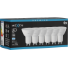 Mexen Nova 6x LED Bulb GU10, 1.5W, Cool - 6500K, 158 lm - L107-GU10-0165-01x06