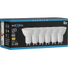 Mexen Nova 6x LED Bulb GU10, 8W, Warm - 3000K, 840 lm - L108-GU10-0830-01x06
