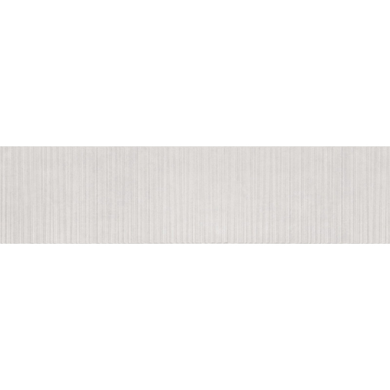 Mexen Living Mayolica Bianco glazed rectified porcelain stoneware tile, 120 x 30 cm, matte - TL714-120-030-50