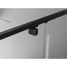 Mexen Exo-BR Duo 3S 3-sided shower enclosure swing 80 x 75 cm, transparent, black - 8182-080-075-70-00-3S
