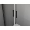 Mexen Exo-3S 3-wall shower cabin with hinged doors 120 x 80 cm, transparent, black - 8182-120-080-70-00-3S