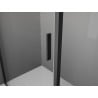 Mexen Exo-S 3S 3-sided sliding shower cabin 110 x 95 cm, transparent, black - 8151-110-095-70-00-3S