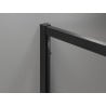 Mexen Exo-S 3S 3-wall sliding shower cabin 200 x 75 cm, transparent, black - 8151-200-075-70-00-3S