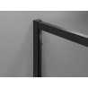Mexen Exo-S 3S 3-wall sliding shower enclosure 170 x 95 cm, transparent, black - 8151-170-095-70-00-3S