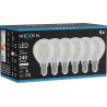 Mexen Vintis 6x LED Filament Bulb E14, G45, 2W, Neutral - 4000K, 240 lm, clear - L156-E14-0240-00x06