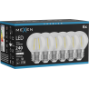 Mexen Vintis 6x LED Filament Bulb E27, G45, 2W, Neutral - 4000K, 240 lm, clear - L156-E27-0227-00x06 - L156-E27-0240-00x06