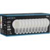 Mexen Vintis 10x LED Filament Bulb E27, G45, 2W, Neutral - 4000K, 240 lm, clear - L156-E27-0227-00x10 - L156-E27-0240-00x10