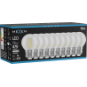 Mexen Vintis 10x LED Filament Bulb E27, G45, 4W, Neutral - 4000K, 470 lm, clear - L156-E27-0427-00x10 - L156-E27-0440-00x10