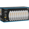 Mexen Vintis 10x LED Filament Bulb E27, C35, 6W, Warm - 2700K, 720 lm, clear - L154-E27-0627-00x10