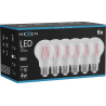 Mexen Vintis 6x LED Filament Bulb E27, A60, 4W, 55 lm, red - L150-E27-04XX-45x06