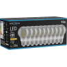 Mexen Vintis 10x LED filament bulb E27, A60, 4W, Warm - 2200K, 280 lm, smoke - L150-E27-0422-70x10