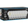 Mexen Vintis 10x LED Filament Bulb E27, A60, 4W, Neutral - 4000K, 470 lm, clear - L150-E27-0440-00x10