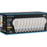 Mexen Vintis 10x LED filament bulb E27, A60, 6W, Warm - 2200K, 720 lm, clear - L150-E27-0622-00x10